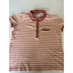Lacoste Woman Polo Striped Short Sleeve
